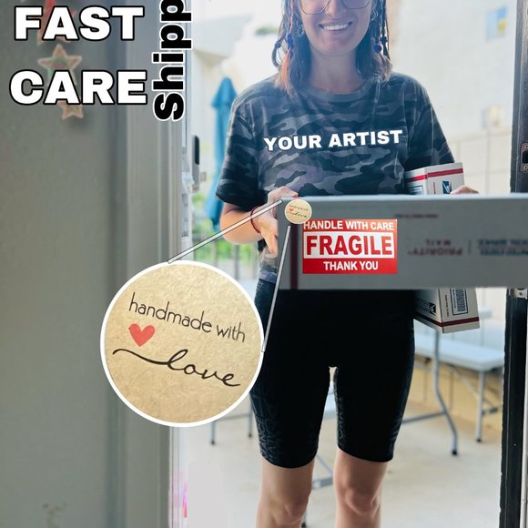 California Wall Art Beach ORIGINAL Painting Waterc - Picture 11 of 11